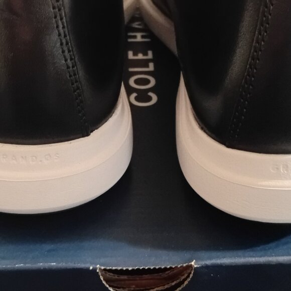 NIB mens Cole hann black leather ankle boots - Picture 3 of 6